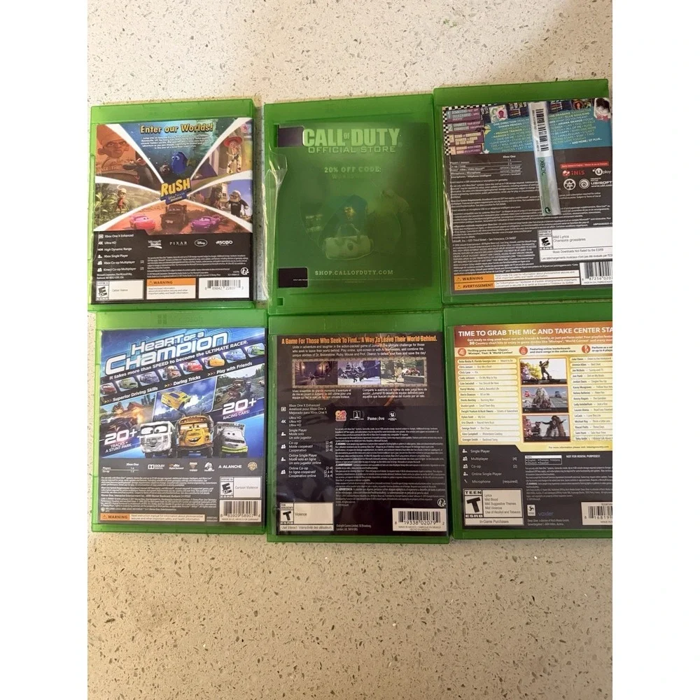 Lot Of 6 Xbox‎ One Games